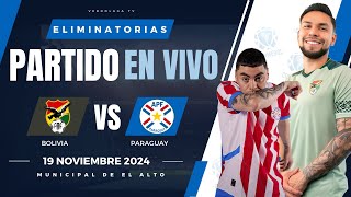 🔴 Bolivia vs Paraguay EN VIVO  Eliminatorias [upl. by Dulcia775]