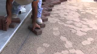 Tuscan Paving Stone  Driveway Installation [upl. by Anertac]