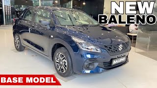 NEW BALENO SIGMA BASE MODEL 2023  Maruti Suzuki Baleno Sigma New Model Nexa Blue Colour [upl. by Enyawad743]