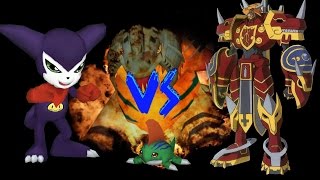 DMO  Betamon Vs Impmon Vs Kaisergreymon Kimeramon Hero Mode [upl. by Hinda]