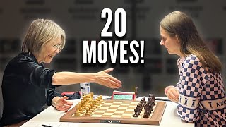 My GM Moms FASTEST Chess Game [upl. by Remmer664]