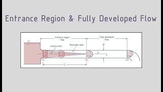 Fluid Mechanics  Entrance Region and Fully Developed Flow [upl. by Sudderth]