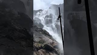 Dudhsagar waterfallneature shorts shortsvideos tranding viralvideo waterfall indianrailways [upl. by Alta650]