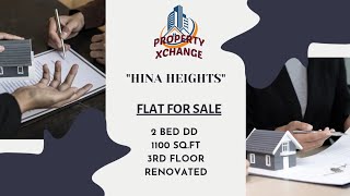 HINA HEIGHTS  2 BED DD FLAT FOR SALE  BLOCK 17 GULSHANEIQBAL [upl. by Herbert286]