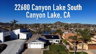 22680 Canyon Lake South  Canyon Lake CA [upl. by Acyssej]