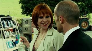 Jason Statham evades the chase  Transporter 3 2008  Gas station scene [upl. by Nosreme]