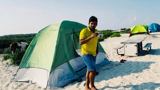 ISLAND ki poi BEACH lo Camp⛺️ esnam [upl. by Gasparo29]