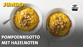 Wat eten we Pompoenrisotto met hazelnoten [upl. by Trilby]