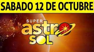 Resultado de ASTRO SOL del Sábado 12 de Octubre de 2024 SUPER ASTRO 😱💰🚨 [upl. by Babbie]