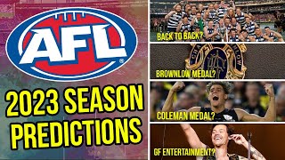 AFL 2023 Season Predictions [upl. by Rheinlander727]