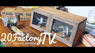 Wood Showcase DIY100均DIY 木製ショーケース [upl. by Haduj577]