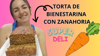 Torta de BIENESTARINA con zanahoria  Deliciosa y Nutritiva Dulce Lu [upl. by Jules]