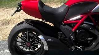 Diavel Zard Exhaust idle w db killermp4 [upl. by Claud]