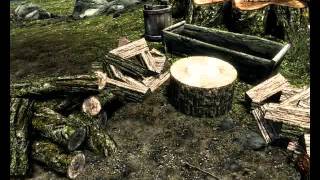 Skyrim Guide Woodcutting [upl. by Ydwor]