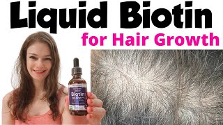 Liquid Biotin for Hair Growth new research 2022 [upl. by Standice]