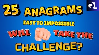 NEW Anagrams Quiz Game  How Many Will You Solve [upl. by Afra]