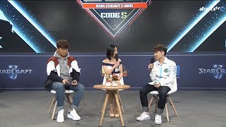 Dark Z vs Maru T GSL S1 2018 Code S Semifinal SC2 [upl. by Didier692]