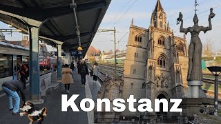 Spaziergang durch die Stadt Konstanz Deutschland mit wunderschönen Gebäuden und Architektur [upl. by Yelsa521]