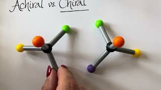 Tutorial Chiral vs Achiral molecules ASMR professor [upl. by Gianna205]