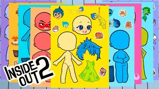 🎈 Sticker ASMR  Decorate Sticker Book With Inside Out 2 Version Gacha Life [upl. by Atlanta]