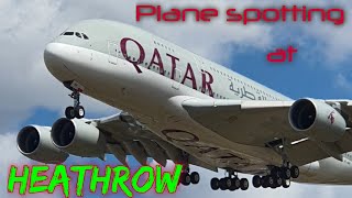 PLANE SPOTTING Early Morning Arrivals🇬🇧London Heathrow Airport 34 Airplanes4k [upl. by Ymirej]