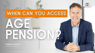 When can you access the Age Pension [upl. by Aicilec]