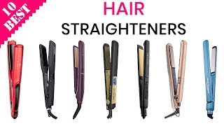 10 Best Hair Straighteners  top hair straightener flat iron for natural curly wavy or coarse hair [upl. by Brucie439]