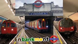 London Underground Weekend Crowds and Action at Embankment Station 090624 [upl. by Rovaert]