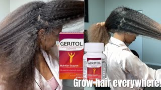 How I grew my Hair with Geritol Rapid results for fast hair growth [upl. by Marden]