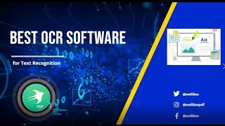 Best OCR Software for Text Recognition SwifDoo PDF Nanonets FreeOCR A9T9 OCR2Edit [upl. by Goldshlag]