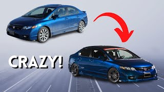 BUILDING A HONDA CIVIC SI IN 17 MINUTES AMAZING [upl. by Lainahtan740]