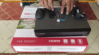 Unboxing Hikvision DS7216HQHIK1 16 Channel DVR 4 MP Camera Support [upl. by Nueoht579]