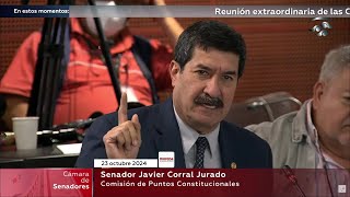 Dictamen ratifica que el poder reformador de la Constitución es inimpugnable Javier Corral [upl. by Aiela474]