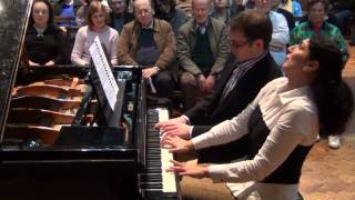 Ravel  Rapsodie Espagnole Four Hands I Prelude a la nuit [upl. by Wendell]