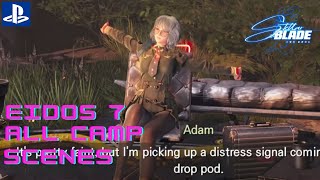 Stellar Blade Eidos 7 Camp Scenes [upl. by Tillio]