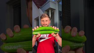 Guess how many cucumbers this challenge took🥒🤯 [upl. by Muns48]