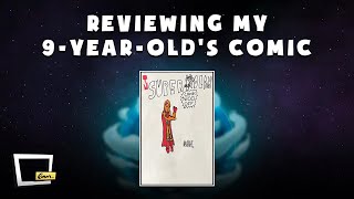 Reviewing my 9YearOlds Comics Super Nolan reboot Issue 1 [upl. by Eanad]