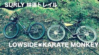 SURLY LOWSIDE×KARATE MONKEY 林道トレイル [upl. by Adaha796]