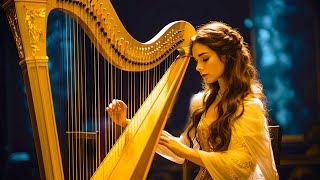 Heavenly Harp Music 🎵 Serene Melodies for Stress Relief amp Deep Relaxation [upl. by Morna]