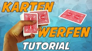 3 WEGE KARTEN ZU WERFEN LERNEN TUTORIAL ERKLÄRUNG [upl. by Anawaj]