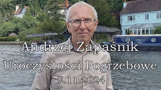 Andrzej Zapaśnik Uroczystości Pogrzebowe [upl. by Crescentia]