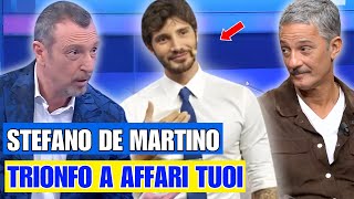 Affari Tuoi con stefano de martino fa il botto Il nuovo re della tv Italiana [upl. by Bullion560]