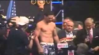 Danny Garcia V Lucas Matthysse slight nervous moment at the WEIGH IN [upl. by Jamal650]