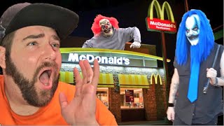 KLOWNS TRIED TO KILL ME AT MCDONALDS NOT CLICKBAIT [upl. by Oralle]