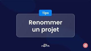 Comment renommer un projet MyReport Server [upl. by Acinyt]