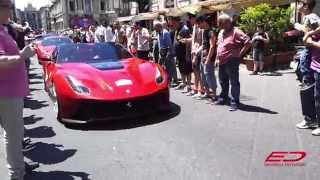 Ferrari F12 TRS at Ferrari Cavalcade 2014 [upl. by Imaj951]