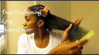 Deep Conditioning NATURAL HAIR 4ab [upl. by Sauers]