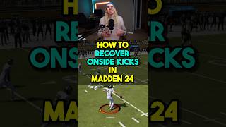 How To RECOVER onside kick Madden 24 Newest Method [upl. by Hallette193]