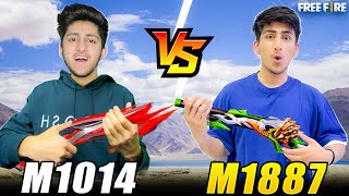 New Evo M1014 Vs M1887 Clash Squad Battle Which Gun Is Best   Garena Free Fire [upl. by Cummings779]