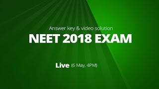 2018 NEET Answer Key amp Video Solutions [upl. by Lotti]